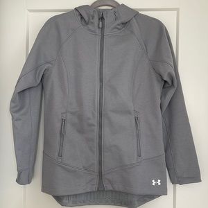 NEW without tags. Under Armour Storm2 gray hoodie jacket. Size SMALL.